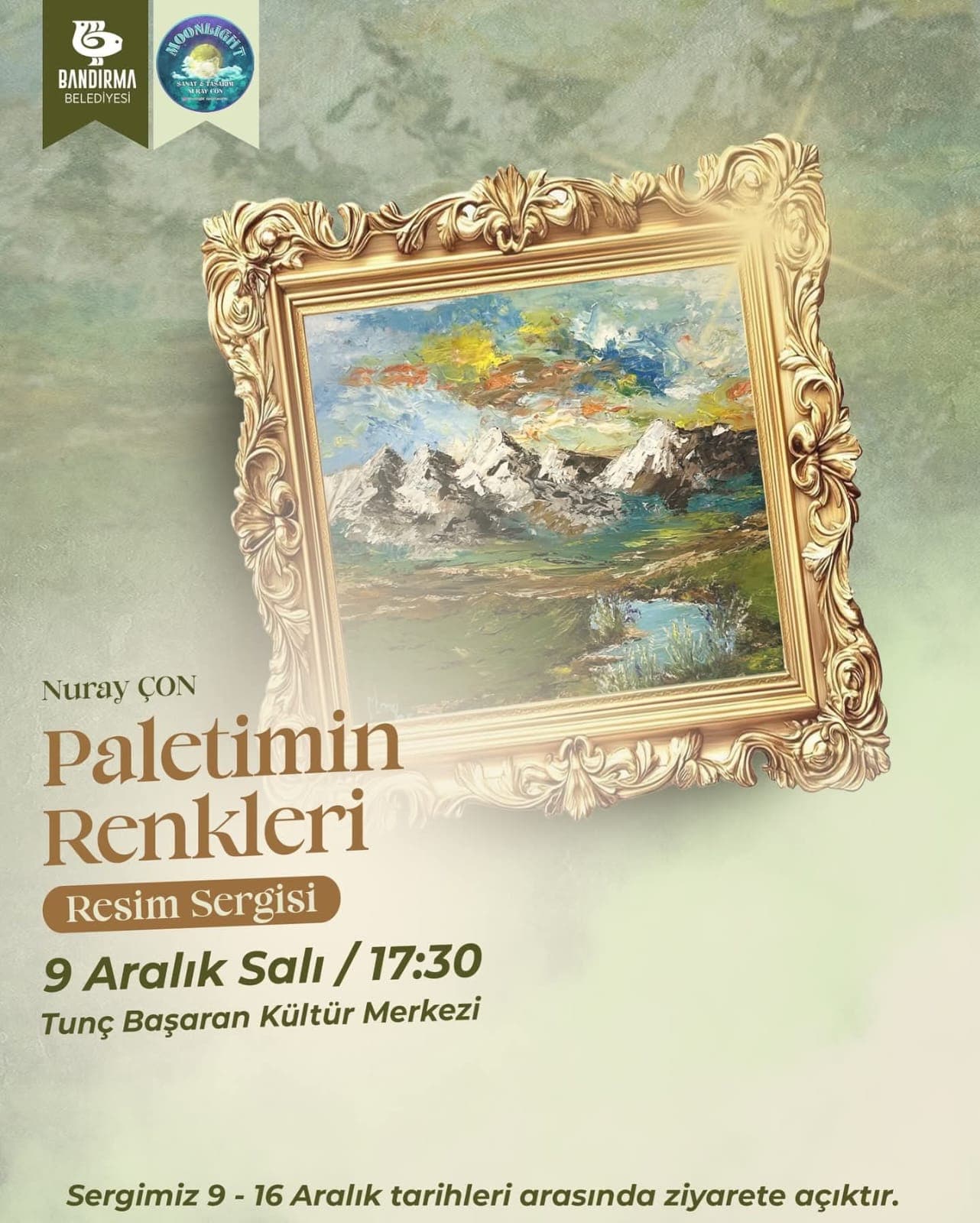 Bandırma’da “Paletimin Renkleri” Sergisi Kapılarını Açıyor