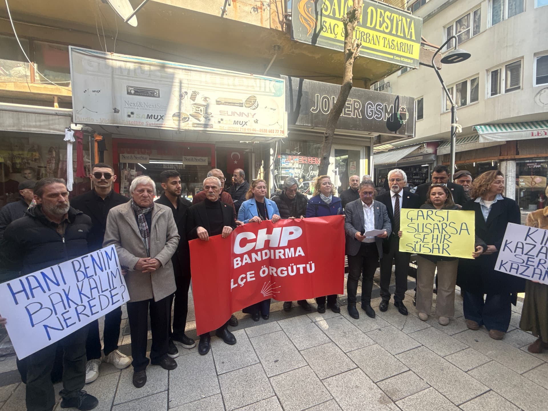 CHP’den Esnafın Sesine Destek: Bandırma’da Yazar Kasalı Protesto
