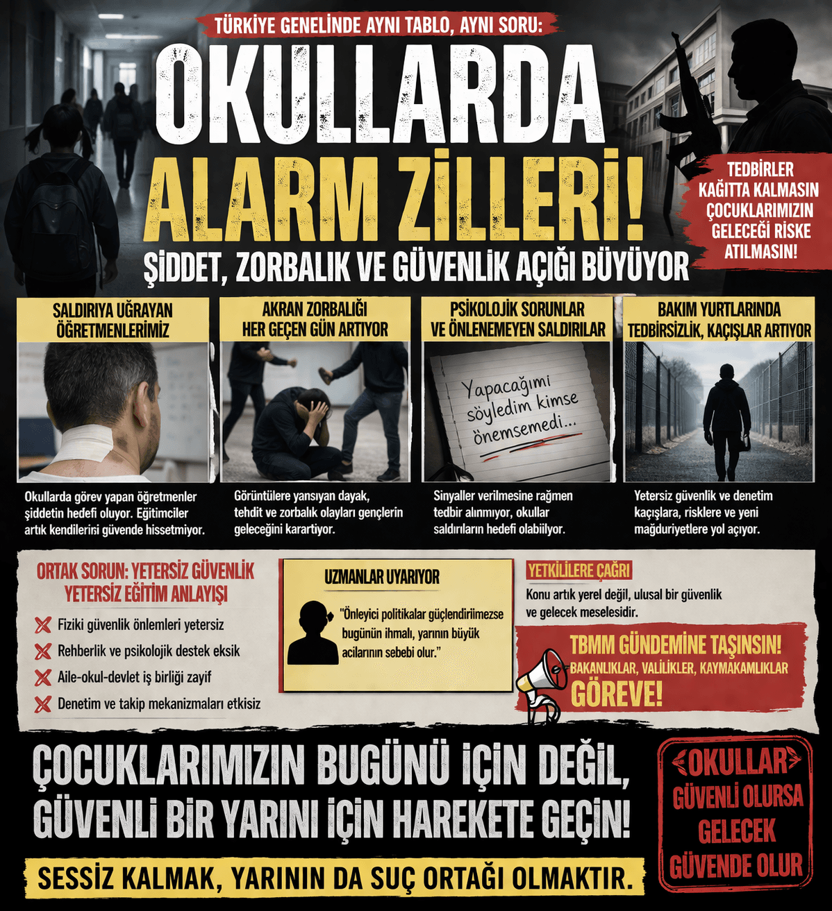 OKULLARDA ALARM ZİLLERİ