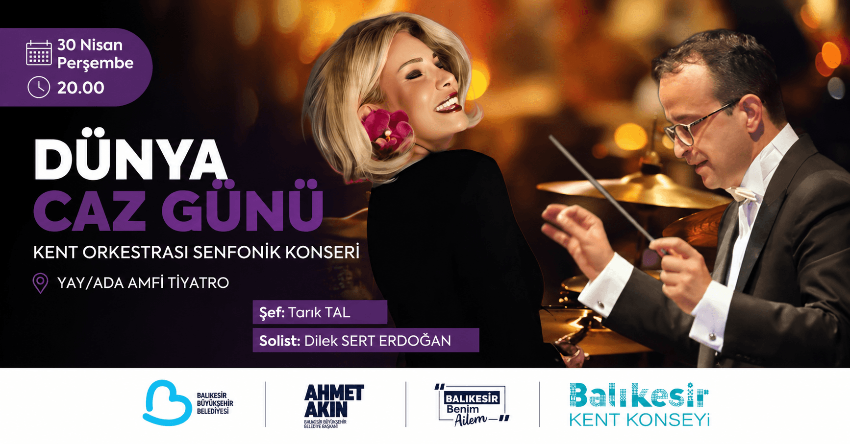 Balıkesir’de Dünya Caz Günü Senfonik Konserle Kutlanacak
