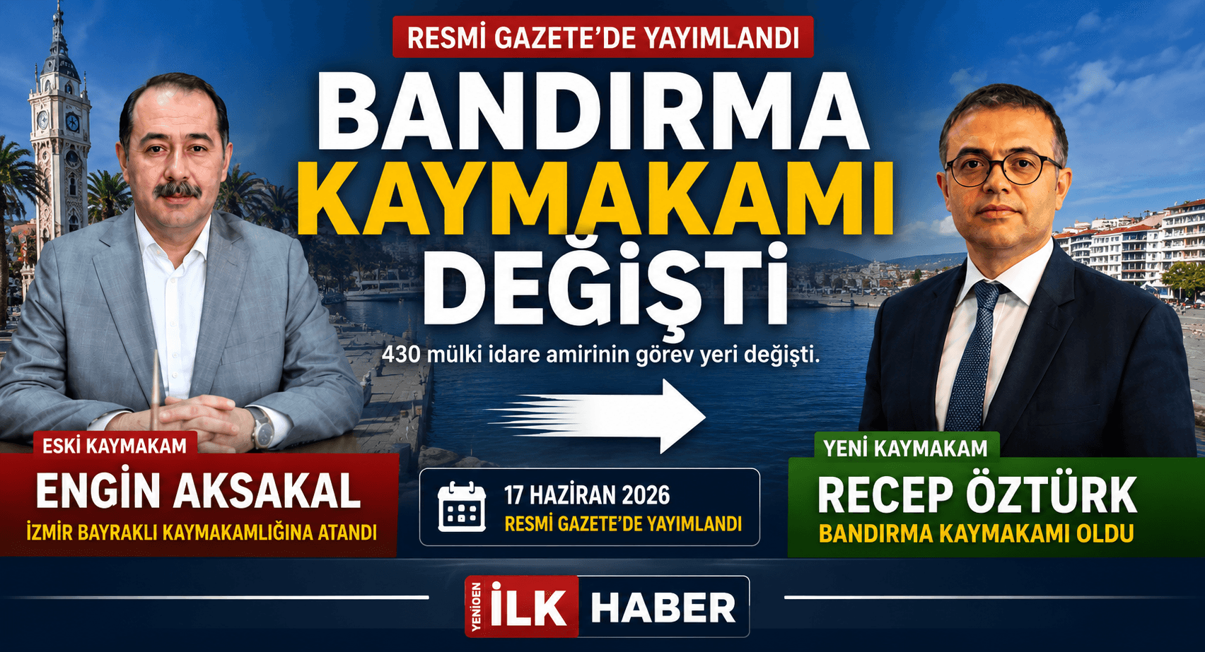 BANDIRMA KAYMAKAMI DEĞİŞTİ