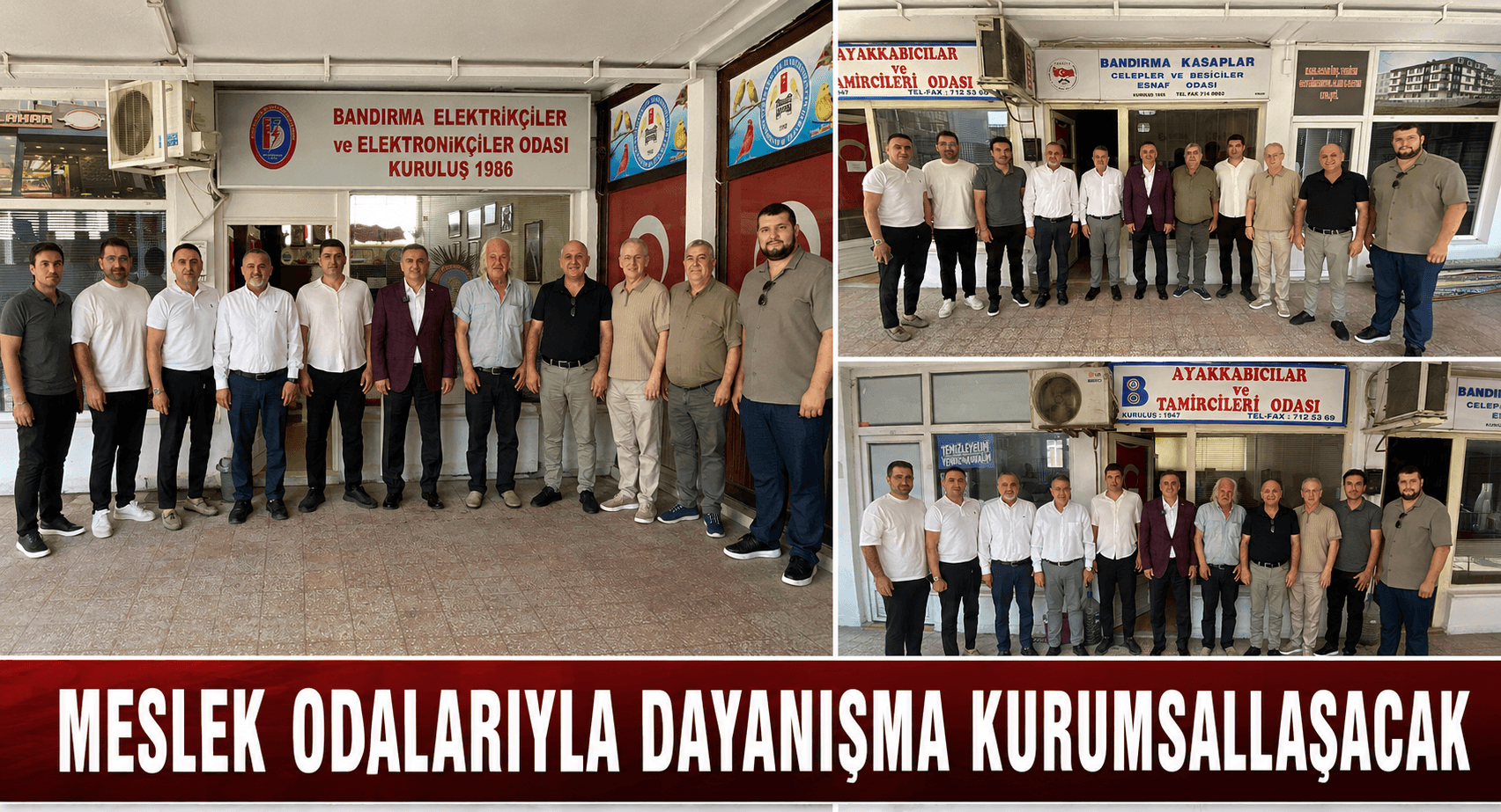 ADEM YILMAZ: “MESLEK ODALARIMIZLA DAYANIŞMAYI KURUMSALLAŞTIRACAĞIZ”