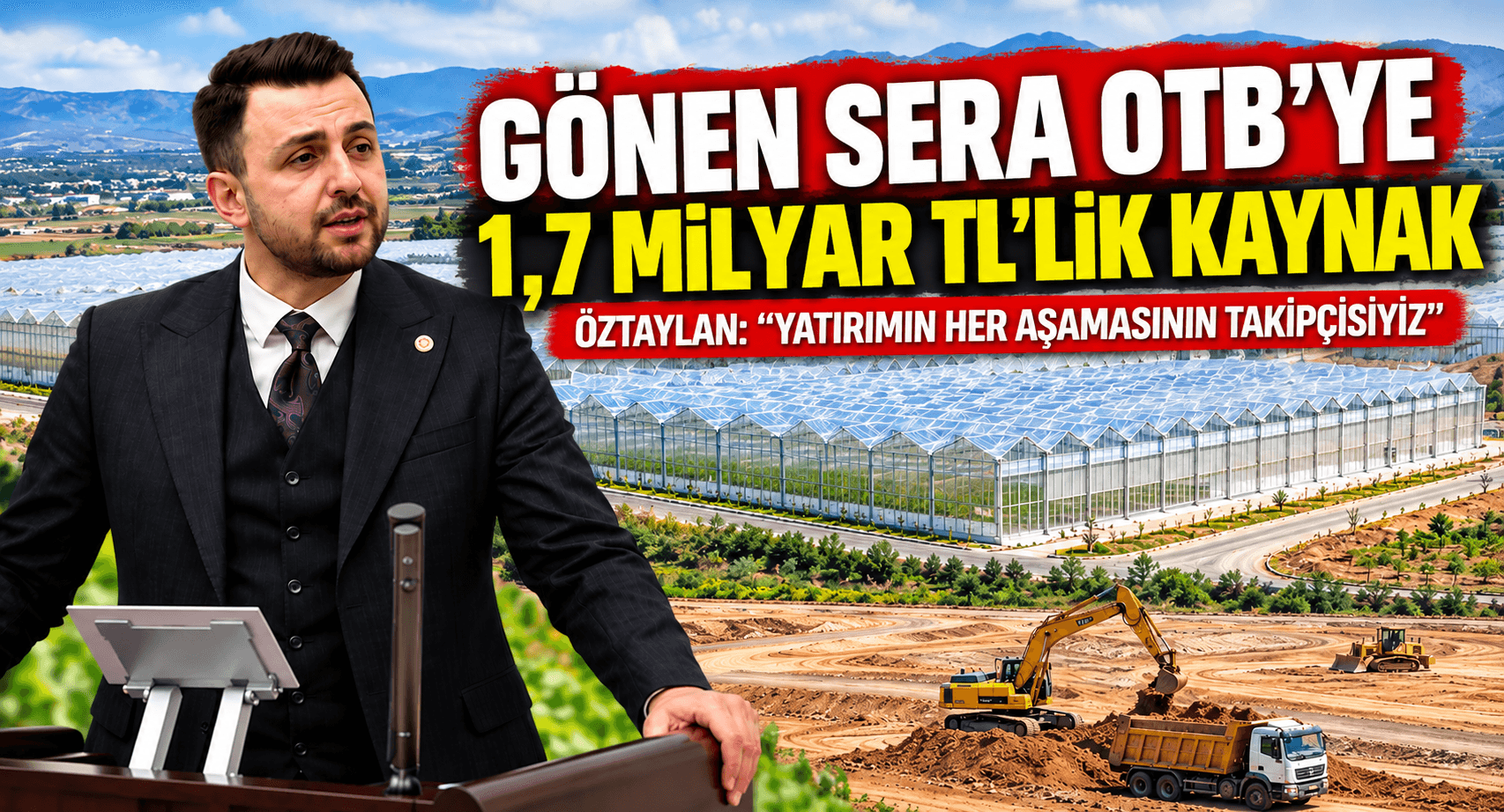 GÖNEN SERA OTB’YE 1,7 MİLYAR TL’LİK KAYNAK