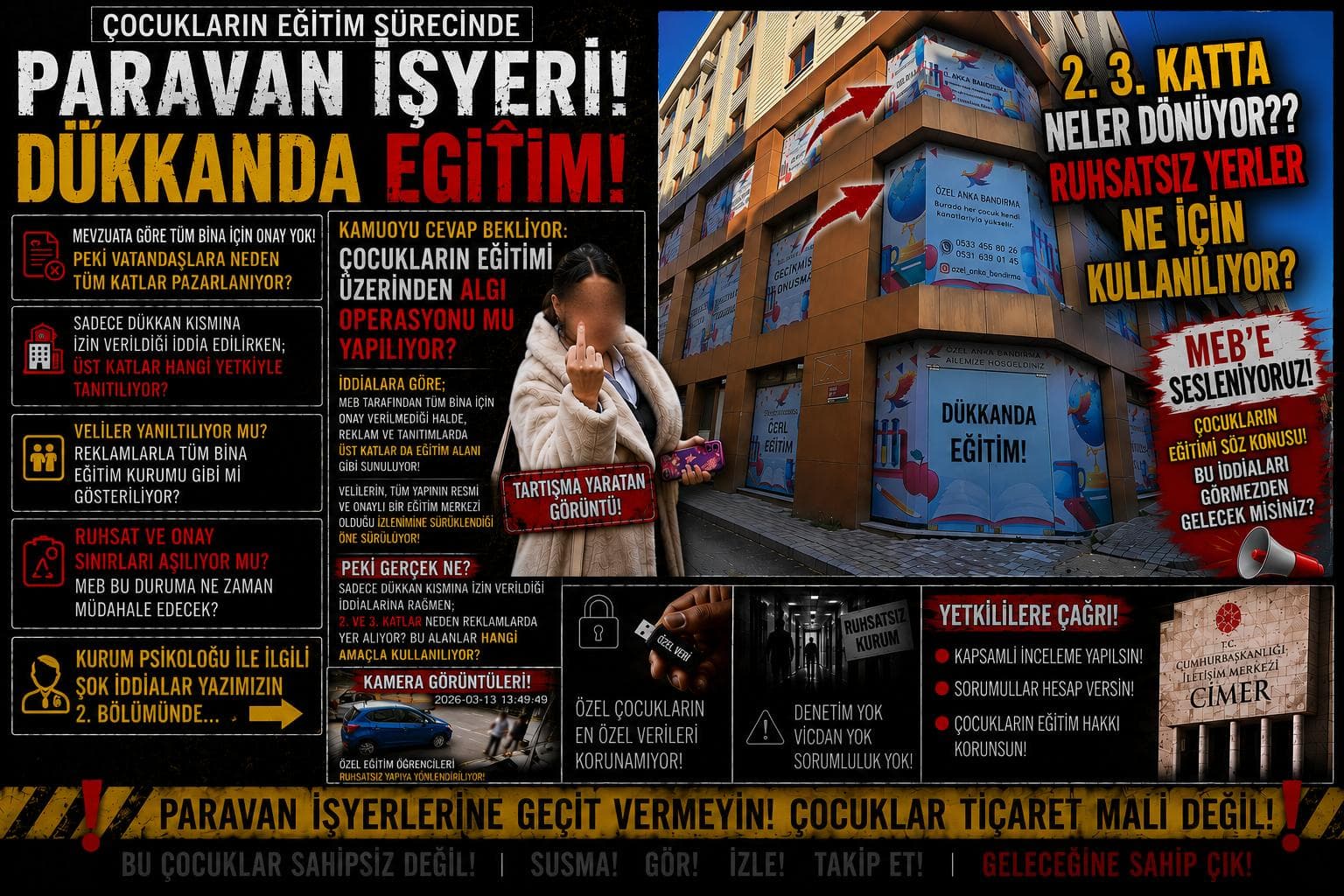 CİMER’E YENİ ŞİKAYET: “ÖZEL EĞİTİMDE RUHSAT, VERİ VE YÖLENDİRME İDDİALARI ARAŞTIRILSIN”