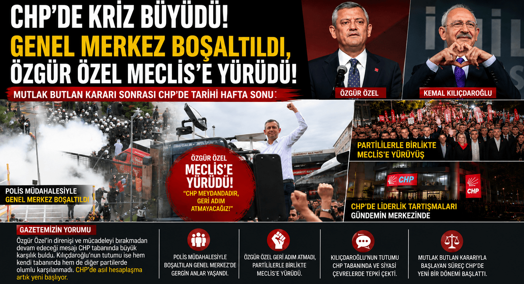 CHP’DE KRİZ DERİNLEŞTİ