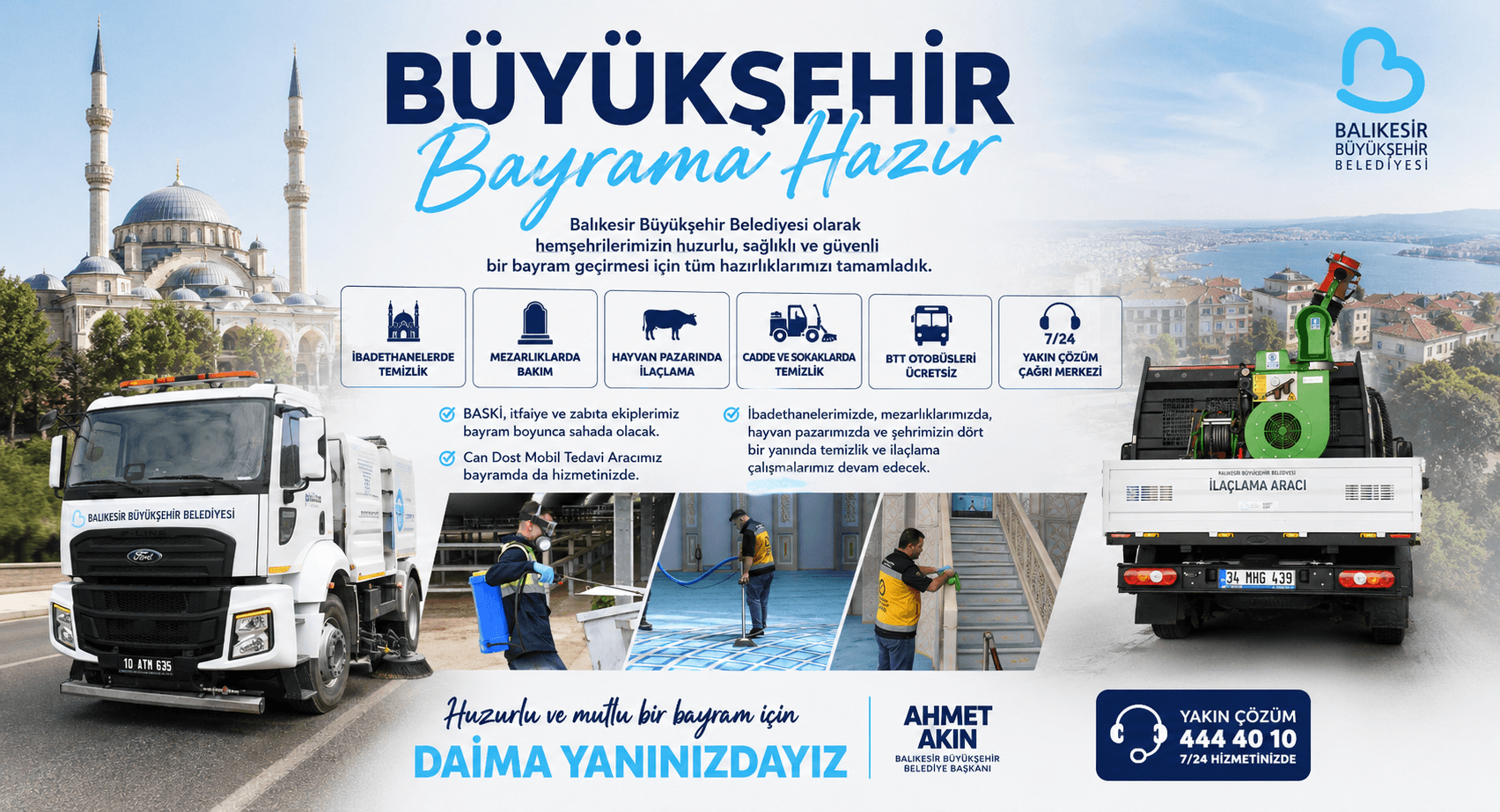Büyükşehir, Balıkesir’i Kurban Bayramı’na Hazırladı