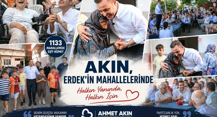 Akın, Erdek’in mahallelerini ziyaret etti