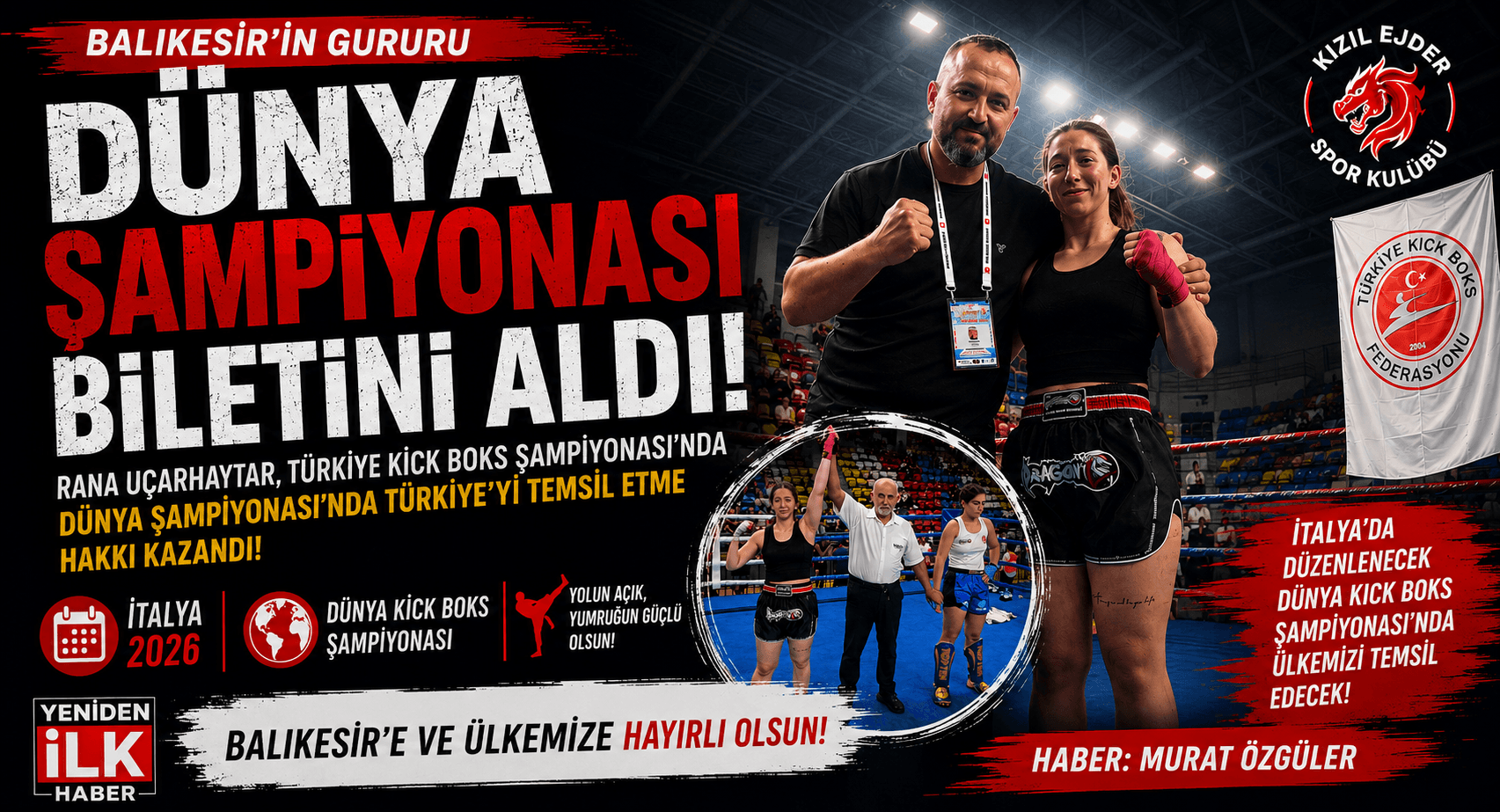 DÜNYA ŞAMPİYONASI BİLETİNİ ALDI!