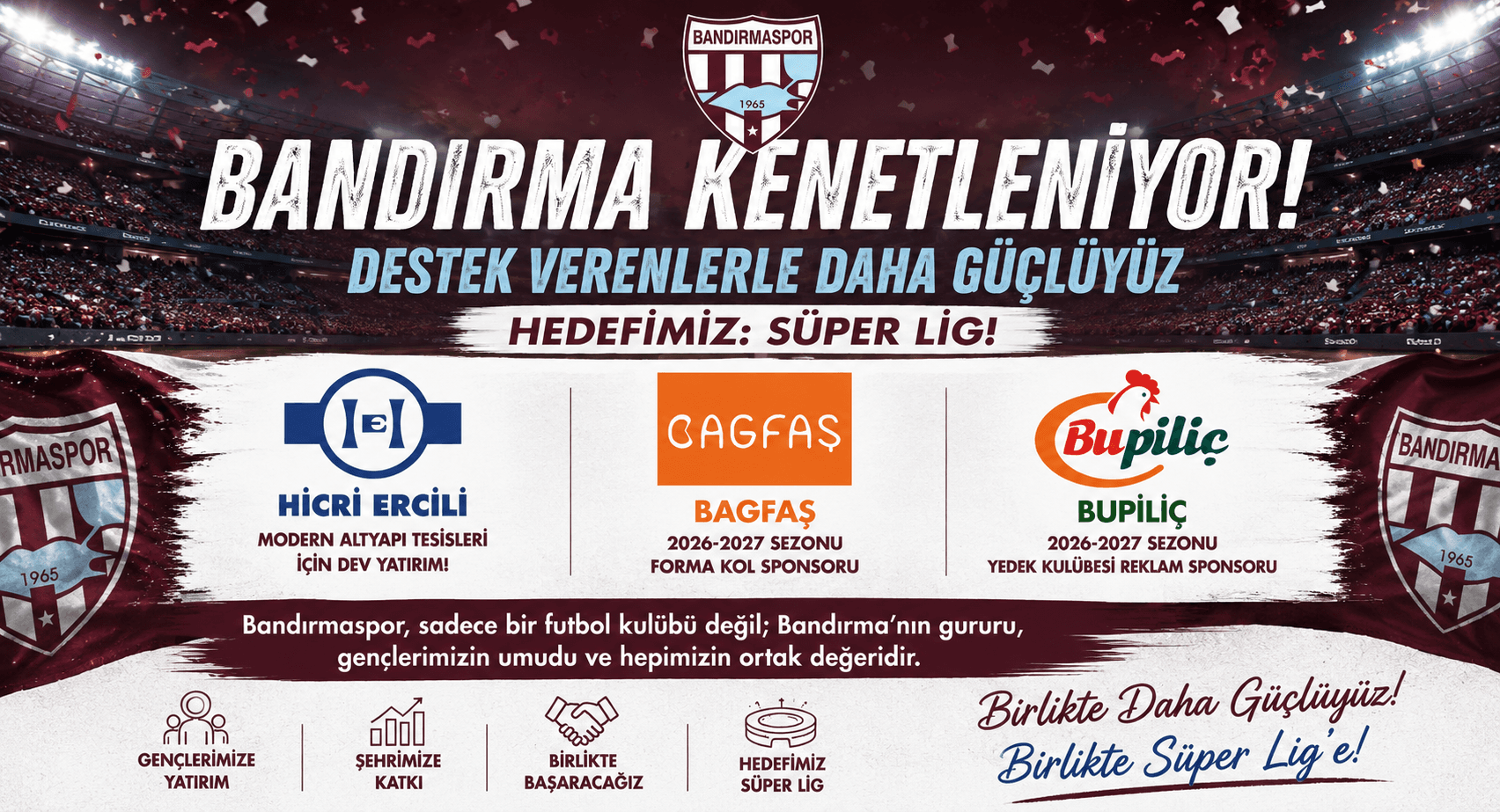 Bandırma Kenetleniyor! Bu Şehir Bandırmaspor'u Süper Lig'e Taşıyabilir