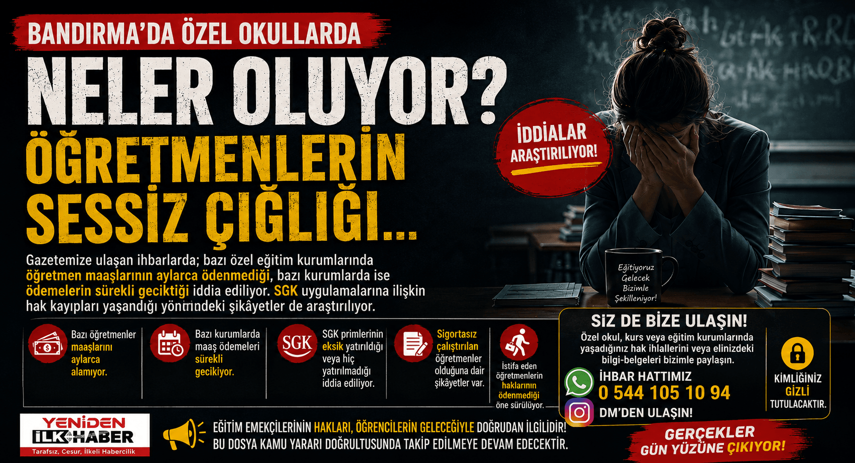 BANDIRMA'DA ÖZEL OKULLARDA NELER OLUYOR?