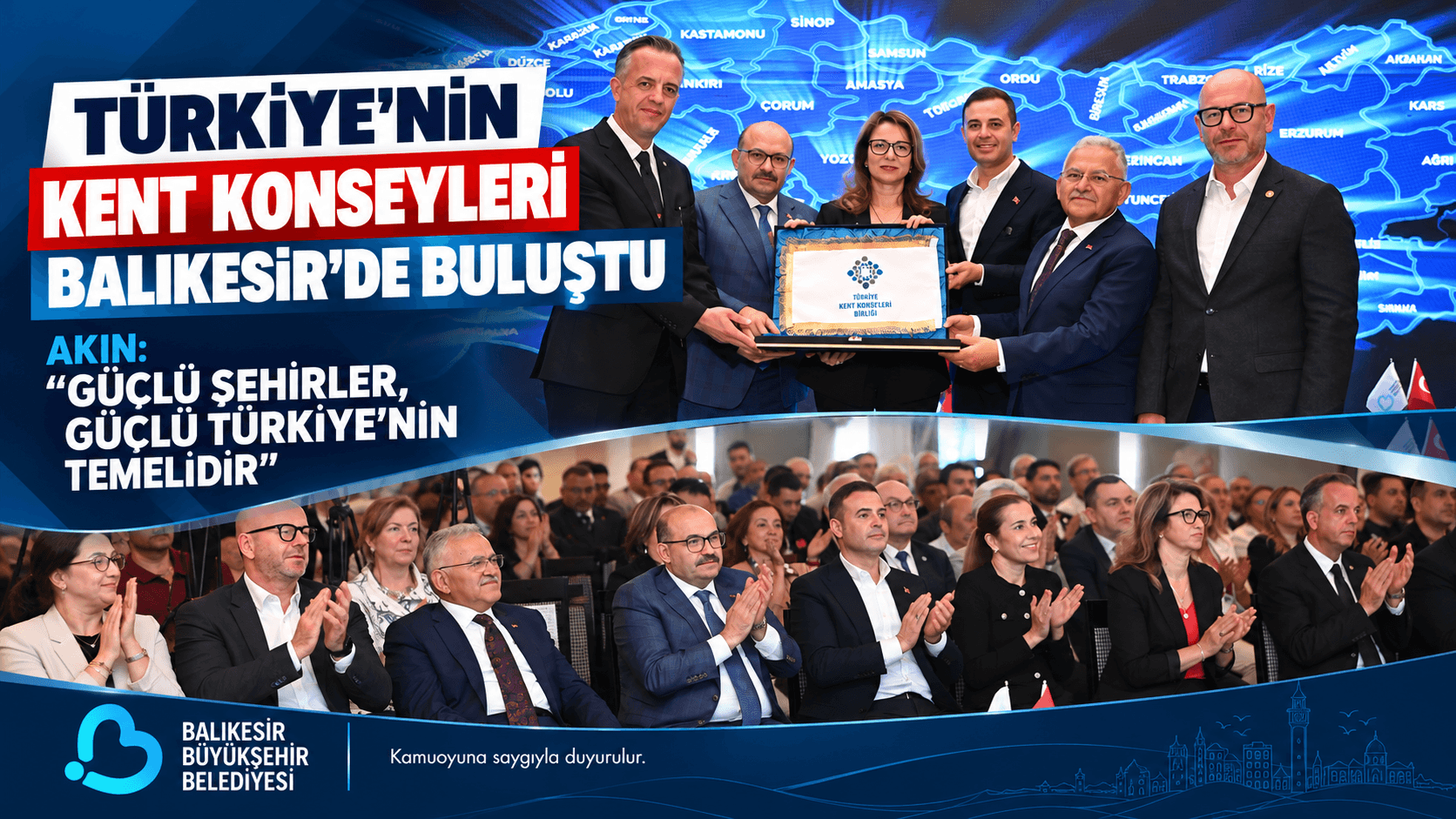 TÜRKİYE’NİN KENT KONSEYLERİ BALIKESİR’DE BULUŞTU